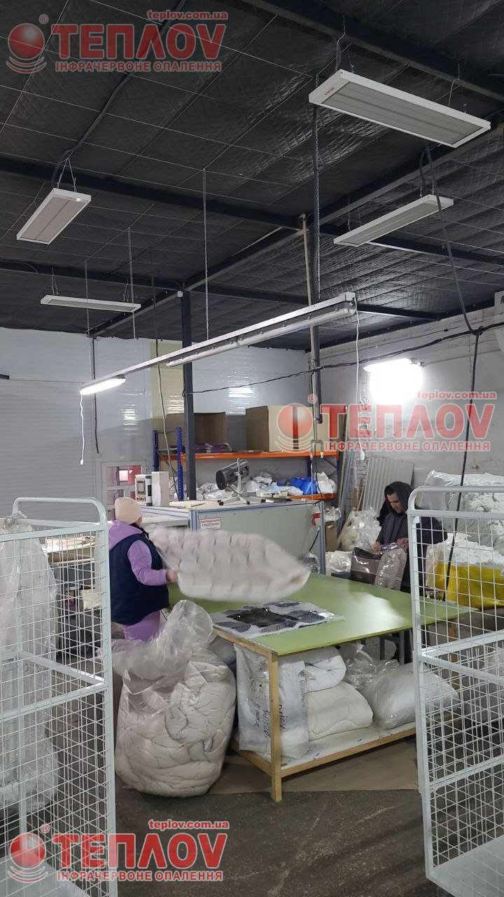 Heating of industrial premises without gas