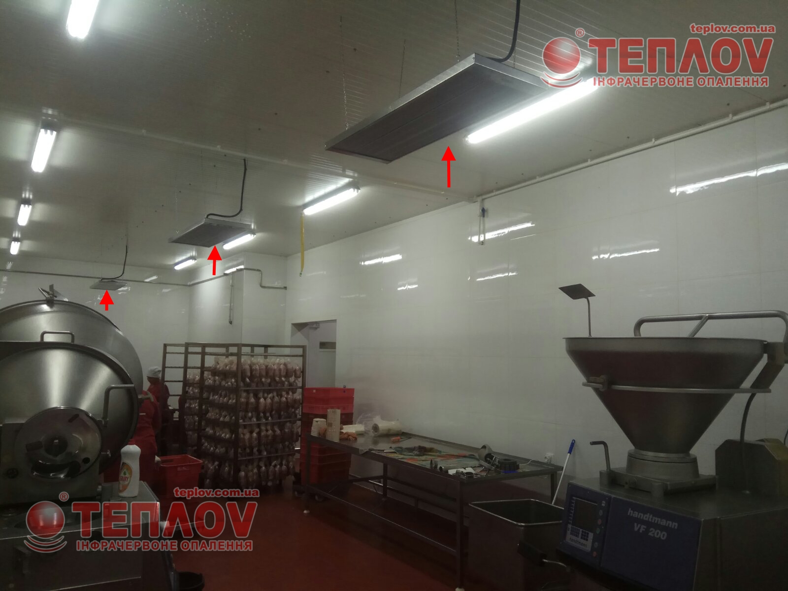 meat processing infrared heating