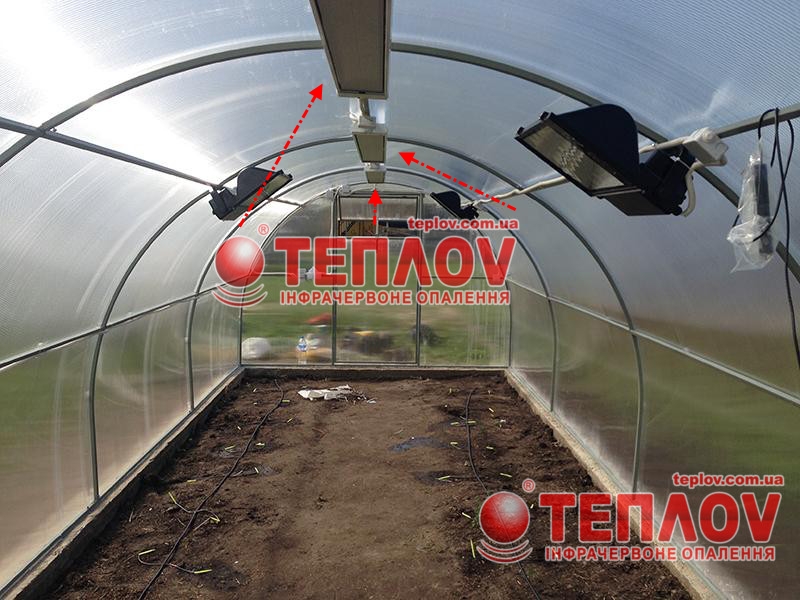 do-it-yourself polycarbonate greenhouse heating